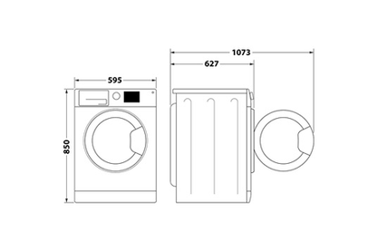 Lave-linge hublot WHIRLPOOL FFBB9489BVFR