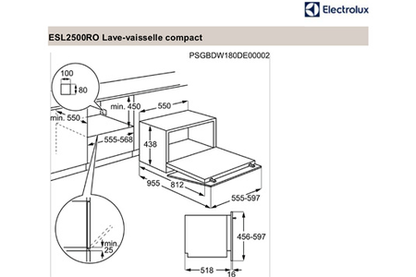 Lave-vaisselle Electrolux ESL2500RO