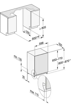 Lave-vaisselle Miele G 5161 SCVI DUOCLEAN - ENCASTRABLE 60 CM