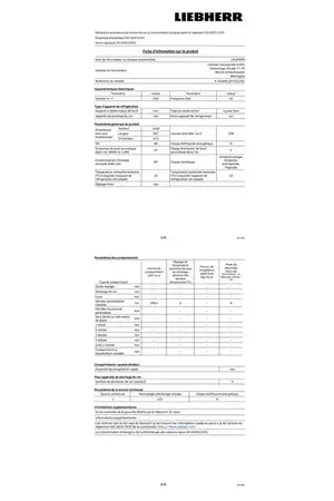 Réfrigérateur 1 porte Liebherr K 46VD00