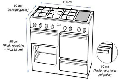 Piano de cuisson Leisure CK110F324K