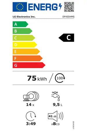 Lave-vaisselle Lg DF455HMS