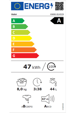 Lave-linge hublot HAIER HW80-B14939-FR