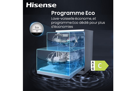 Lave-vaisselle Hisense Lave-vaisselle HS642C60X Inox