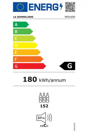 Cave de vieillissement La Sommeliere PRO160N