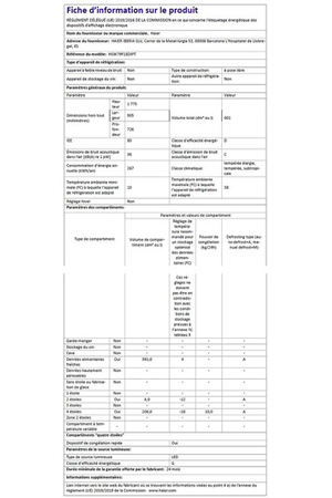 Réfrigérateur américain Haier HSW79F18DIPT