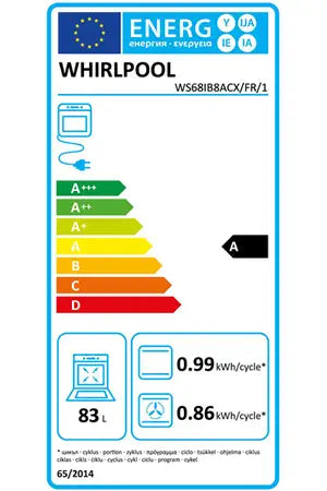 Cuisinière induction Whirlpool WS68IB8ACX/FR/1